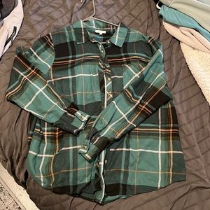 Maurice’s Green Flannel